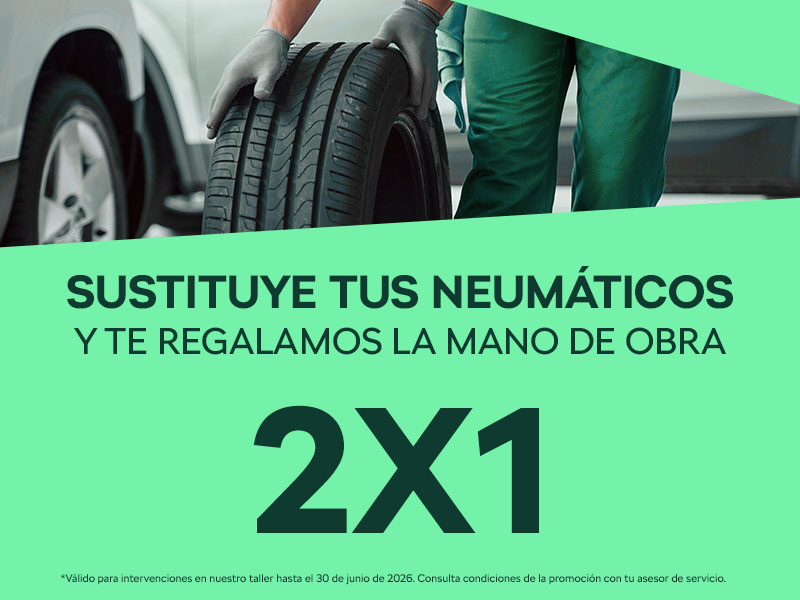 2x0 en neumáticos en AMS Conde: cambia 2 neumáticos y te regalamos la mano de obra